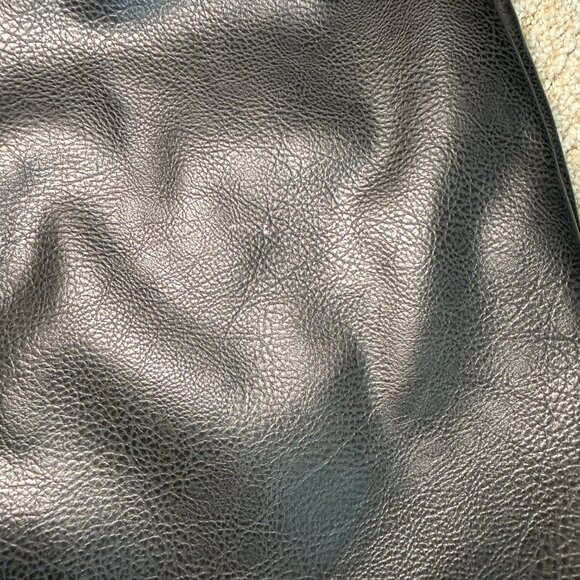 H&M Divided Faux Leather Mini Skirt | Sleek & Chic - Picture 3 of 5